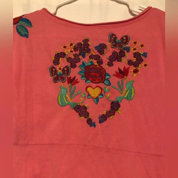 Johnny Was JW Los Angeles floral embroidered dress - Picture 4 of 6